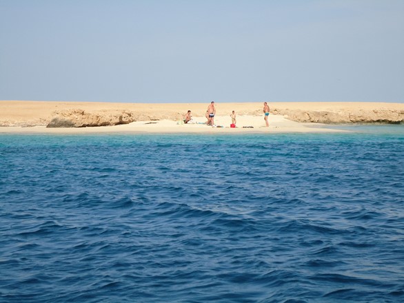 snorkeling around Giftun island in Hurghada