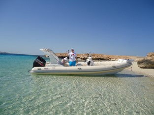 Islands trip by speedboat Hurghada